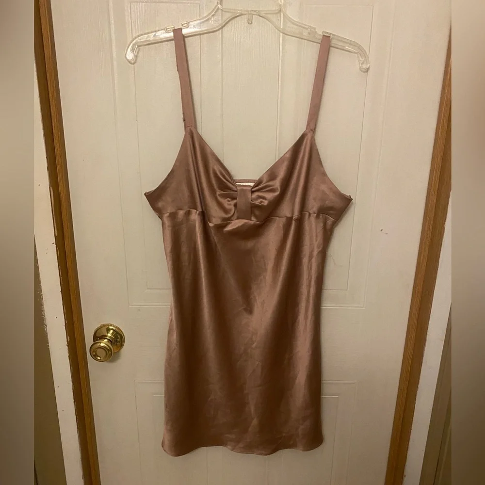 Victoria's Secret Satin Slip dress in Rose/Champagne Y2K